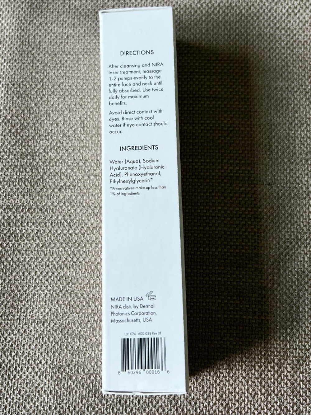 NIRA Moisture-Lock Hyaluronic Acid Serum - New in Box 50 mL / 1.7 fl oz - Picture 3 of 3